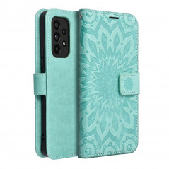 Samsung Galaxy A53 5G Book Handytaschen MEZZO Book Mandala  Grün