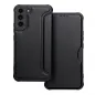 Samsung Galaxy S22 Plus Book Handytaschen Razor Book Kohlenstoff-Faser, Kohlenstoffmuster  Schwarz