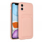 Apple iPhone 11 Hülle Card Rosa