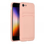 Apple iPhone SE 2020 Hülle Card Rosa