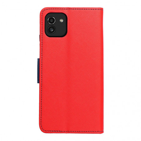 Samsung Galaxy A03 Book Handytaschen Fancy Book Rot / Marine