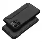 Apple iPhone 13 Pro Max Book Handytaschen Razor Book Kohlenstoff-Faser, Kohlenstoffmuster  Schwarz