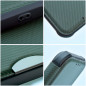 Samsung Galaxy A53 5G Book Handytaschen Razor Book Kohlenstoff-Faser, Kohlenstoffmuster  Dunkelgrün
