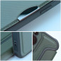 Samsung Galaxy A53 5G Book Handytaschen Razor Book Kohlenstoff-Faser, Kohlenstoffmuster  Dunkelgrün