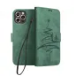 Apple iPhone 13 Pro Max Book Handytaschen MEZZO Book Baum  Grün