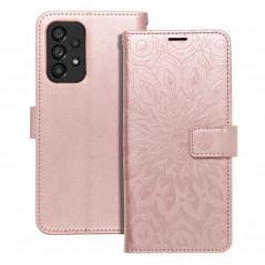 Samsung Galaxy A53 5G Book Handytaschen MEZZO Book Mandala  Roségold