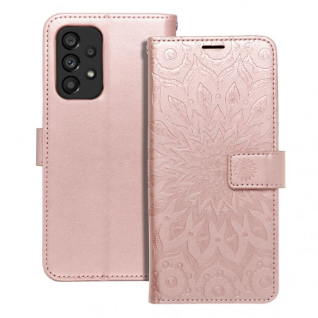 Samsung Galaxy A53 5G Book Handytaschen MEZZO Book Mandala  Roségold