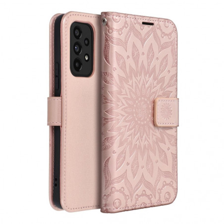 Samsung Galaxy A53 5G Book Handytaschen MEZZO Book Mandala  Roségold