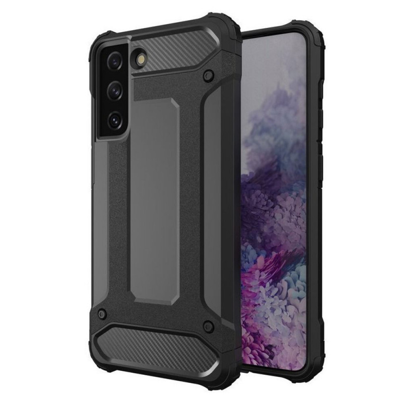 Samsung Galaxy S22 Gehärtete Abdeckung Armor Schwarz
