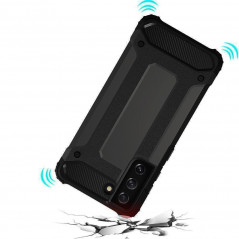 Samsung Galaxy S22 Gehärtete Abdeckung Armor Schwarz