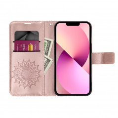 XIAOMI Redmi 9C NFC Book Handytaschen MEZZO Book Mandala  Roségold