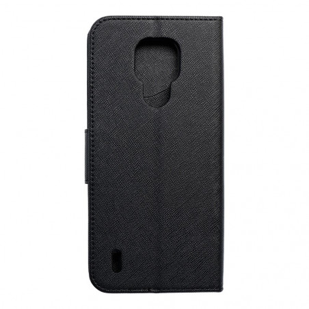 Motorola Moto E7 Book Handytaschen Fancy Book Schwarz