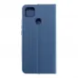 XIAOMI Redmi 9C NFC Book Handytaschen LUNA Book Carbon Kohlenstoff-Faser, Elegant  Blau