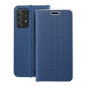 Samsung Galaxy A52 5G Book Handytaschen LUNA Book Carbon Kohlenstoff-Faser, Elegant  Blau