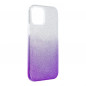 Apple iPhone 12 Hülle Shining Transparent und violett