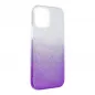 Apple iPhone 12 Hülle Shining Transparent und violett