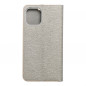 Apple iPhone 12 mini Book Handytaschen LUNA Book Gold Elegant  Silber