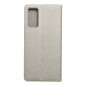 Samsung Galaxy S20 FE Book Handytaschen LUNA Book Gold Elegant  Silber