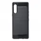 LG Velvet Hülle Carbon Elegant  Schwarz