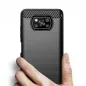 XIAOMI Poco X3 Pro Hülle Carbon Elegant  Schwarz