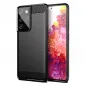 Samsung Galaxy S21 5G Hülle Carbon Elegant  Schwarz