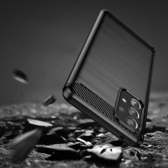 Samsung Galaxy A72 5G Hülle Carbon Elegant  Schwarz