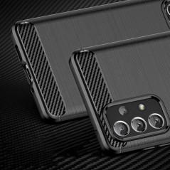 Samsung Galaxy A72 5G Hülle Carbon Elegant  Schwarz