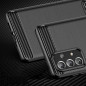 Samsung Galaxy A72 LTE Hülle Carbon Elegant  Schwarz