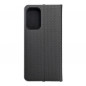 Samsung Galaxy A33 Book Handytaschen LUNA Book Carbon Kohlenstoff-Faser, Elegant  Schwarz