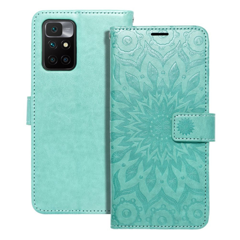 XIAOMI Redmi 10 2022 Book Handytaschen MEZZO Book Mandala  Grün