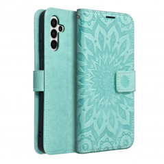 Samsung Galaxy A04s Book Handytaschen MEZZO Book Mandala  Grün