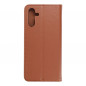 Samsung Galaxy A04s Book Handytaschen Leather case SMART PRO Elegant  Braun 