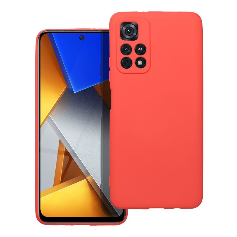 XIAOMI Poco M4 Pro 5G Hülle Silicone Elegant  Pfirsich