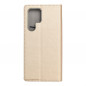 Samsung Galaxy S22 Ultra Book Handytaschen Smart Case Book Gold