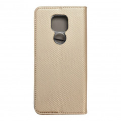 Motorola Moto E7 Plus Book Handytaschen Smart Case Book Gold 