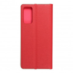 Samsung Galaxy S20 FE 5G 2022 Book Handytaschen LUNA Book Gold Elegant  Rot 