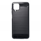 Samsung Galaxy A12 Hülle Carbon Elegant  Schwarz