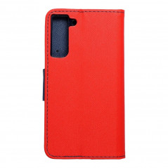 Samsung Galaxy S21 FE 5G Book Handytaschen Fancy Book Rot / Marine