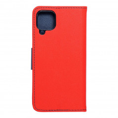 Samsung Galaxy A22 LTE Book Handytaschen Fancy Book Rot / Marine