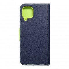 Samsung Galaxy A22 LTE Book Handytaschen Fancy Book Marine / Limette