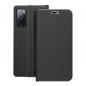 Samsung Galaxy S20 FE 5G Book Handytaschen LUNA Book Carbon Kohlenstoff-Faser, Elegant  Schwarz