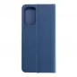 Samsung Galaxy A72 5G Book Handytaschen LUNA Book Carbon Kohlenstoff-Faser, Elegant  Blau