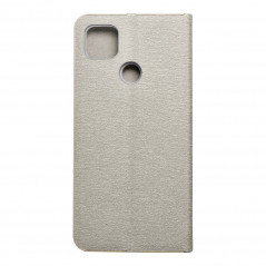 XIAOMI Redmi 9C NFC Book Handytaschen LUNA Book Gold Elegant  Silber