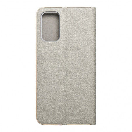XIAOMI Redmi 9T Book Handytaschen LUNA Book Gold Elegant  Silber