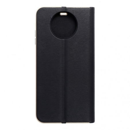 XIAOMI Redmi Note 9T Book Handytaschen LUNA Book Gold Elegant  Schwarz