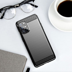 Oppo A52 Hülle Carbon Elegant  Schwarz