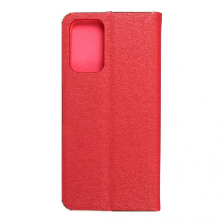 Samsung Galaxy A72 LTE Book Handytaschen LUNA Book Gold Elegant  Rot