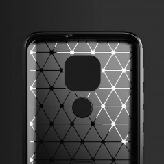 Motorola Moto E7 Plus Hülle Carbon Elegant  Schwarz