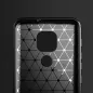 Motorola Moto E7 Plus Hülle Carbon Elegant  Schwarz