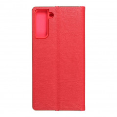 Samsung Galaxy S21 Plus 5G Book Handytaschen LUNA Book Gold Elegant  Rot